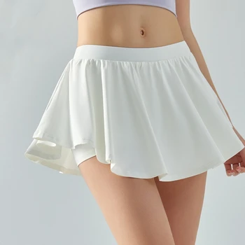 Женские спортивные шорты для фитнеса, Быстросохнущая юбка для йоги, дышащая юбка для гольфа и тенниса