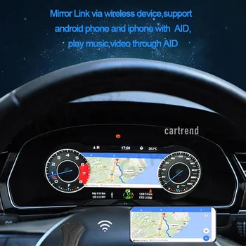 ЖК-дисплей с цифровым экраном приборной панели для VW Volkswagen Golf 7 Passat B8 CC Спидометр