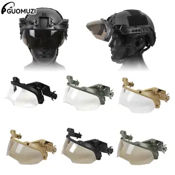 Защитные очки с защитой от запотевания Для быстрого тактического шлема, ветрозащитная защита для CS Wargame