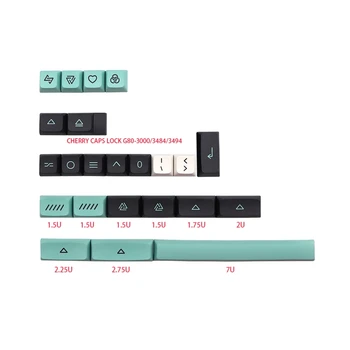 Изготовленный на заказ Keycap PBT Стандартный Процесс Сублимации Краски Keycap 127 Клавиш XDA для Механической Клавиатуры DZ60 RK61 64 GK61