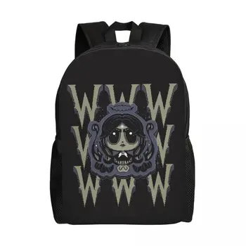 Изготовленный на заказ рюкзак с портретом Wednesday Addams, Мужская и Женская модная сумка для книг, школьные сумки для колледжа
