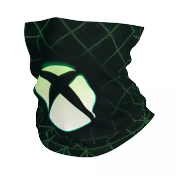 Классическая зимняя грелка с логотипом Xbox для шеи, женский Ветрозащитный шарф-обертка для походов, подарки геймерам, Гетры, повязка на голову, шарф
