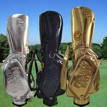 Классическая профессиональная сумка для гольфа, водонепроницаемая сумка для гольфа PG Smile, Золотая сумка для клюшек для гольфа, сумка для кэдди 골프가방