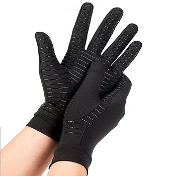 Компрессионные перчатки при артрите, женские и мужские, снимающие боль в руках, перчатки для набора текста, поддержка суставов, ежедневная поддержка