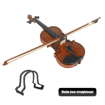 Корректор Смычка для Скрипки с Черной Мягкой Силиконовой Прорезью, Направляющий Инструмент для Выпрямления Смычка для Скрипки для Начинающих