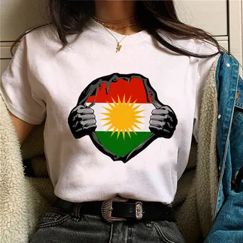 курдистанский топ для женщин, комический топ, женская уличная одежда, забавная дизайнерская одежда