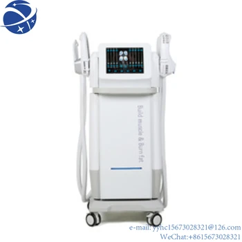 Машина для лепки тела Yun Yi 2022 Emslim Rf 4 Handvat Elektromagnetische Gebouw Spierstimulator Machine