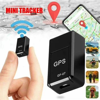 Мини Магнитный автомобильный GSM GPRS GPS Трекер Локатор Отслеживание в реальном времени Портативные трекеры GF-07