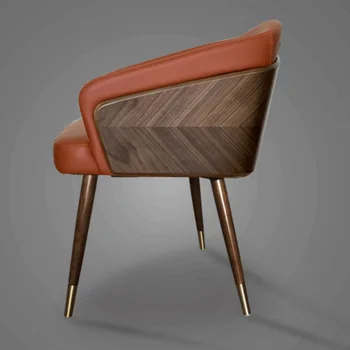 Минималистичный обеденный стул для гостиной с акцентом на деревянные высококачественные кресла для отдыха, удобная мебель для дома Sillas Comedores
