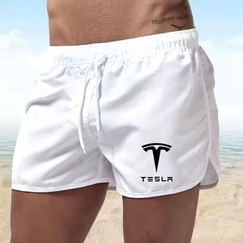 Мужские шорты Tesla, Летние купальники, купальники-боксеры, сексуальный Пляжный серфинг, Ультракороткий Универсальный Быстросохнущий Спортивный свитерок Большого размера