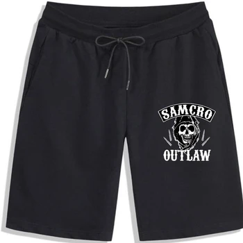 Мужские шорты с принтом, летние мужские шорты SAMCRO Outlaw BIG & TALL для мужчин