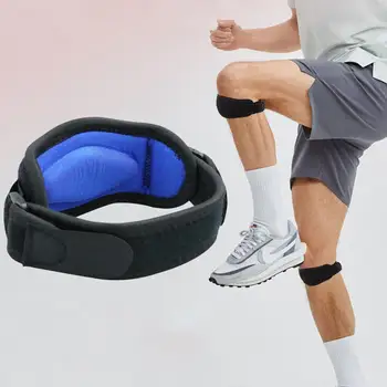 Накладка для поддержки колена при травмах, регулируемый ремешок для поддержки коленной чашечки для мужчин и женщин, обезболивающий колено при артрите, для бега