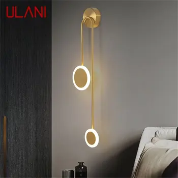 Настенные светильники ULANI Nordic, бра, современная простая латунная светодиодная лампа для украшения дома