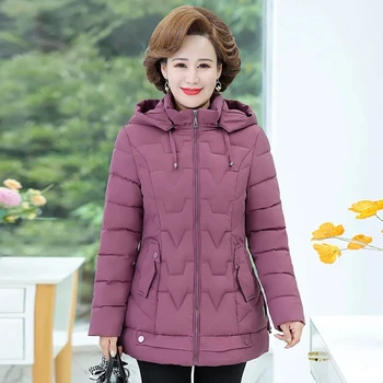 Новая зимняя женская черная куртка с капюшоном, женские парки с хлопковой подкладкой, высококачественные короткие женские пальто и куртки