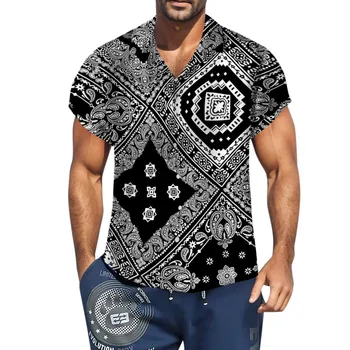 Новая летняя повседневная мужская пляжная рубашка на открытом воздухе 2023 года x большая мужская вельветовая рубашка на пуговицах