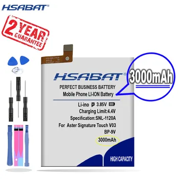 Новое поступление [HSABAT] Сменный аккумулятор емкостью 3000 мАч BP-9V для VERTU Aster Signature Touch V03