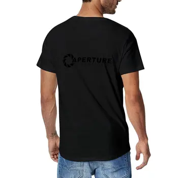 Новый портал 2: Футболка с логотипом Aperture Science, футболка blondie, мужская футболка, мужская футболка