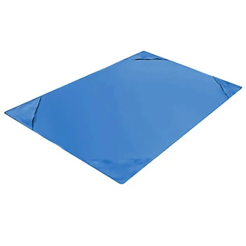 Одеяло для пикника на открытом воздухе 1,4* 2 м 210 Т полиэстер 55* 79 дюймов одеяло сине-зеленое для кемпинга, пеших прогулок легкое на открытом воздухе