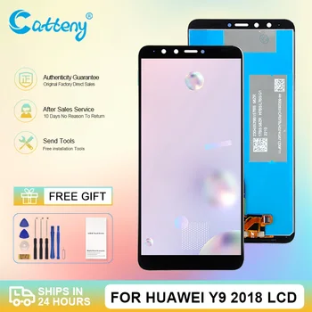 Оптовая продажа 5,93-дюймовый дисплей Enjoy 8 Plus для Huawei Y9 2018 LCD с сенсорной панелью и цифровым преобразователем экрана в сборе Бесплатная доставка