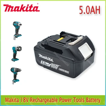 Оригинальная литий-ионная аккумуляторная батарея Makita 18 В 5,0 Ач Сменные батарейки для дрели 18 В BL1860 BL1830 BL1850 BL1860B