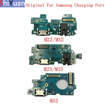 Оригинальный USB Порт Зарядки Разъем Платы Гибкий Кабель Для Samsung M22 M225 M23 M236 M32 M325 M33 M336 M52 M53 Запасные Части