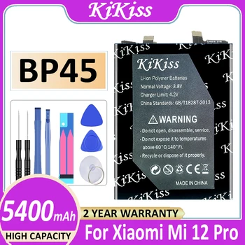 Оригинальный Аккумулятор KiKiss BP45 BP 45 5400 мАч Для Аккумуляторов Мобильных Телефонов Xiaomi Mi12 Pro Mi 12 Pro