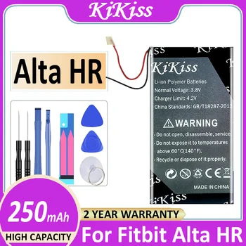 Оригинальный аккумулятор KiKiss 250 мАч для Fitbit Alta HR AltaHR WL-FBT07/Для Fitbit Alta 2-wire Digital Bateria