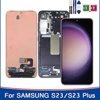 Оригинальный ЖК-дисплей Для Samsung Galaxy S23 S911 S911B S911U Дисплей С Сенсорным Экраном Дигитайзер Для Samsung S23 Plus S916B S916 S916U Экран