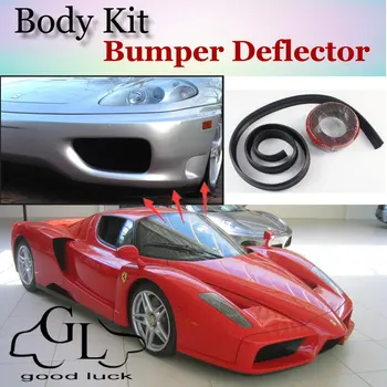 Отражающие выступы бампера для Ferrari Enzo, передний спойлер, юбка, Клейкая лента для защиты автомобиля от царапин/Обвес/Полоса
