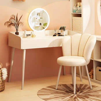 офисный Туалетный столик для хранения вещей женская консоль роскошная гостиная маленький туалетный столик белый tocador maquillaje мебель для дома HY