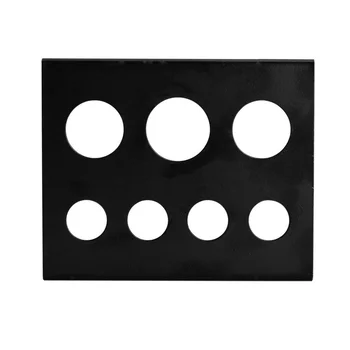 Пластиковая подставка для чернильных стаканчиков с 7 отверстиями, подставка для пигментных стаканчиков, аксессуары (черный)
