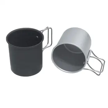 Походная кружка Титановая чашка Туристическая Посуда Для пикника уличное Кухонное Оборудование Набор для приготовления пищи для путешествий Посуда для пеших прогулок