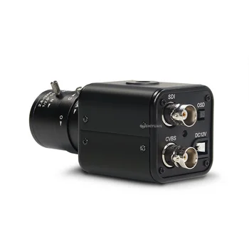 Промышленная камера видеонаблюдения HD-SDI 2.0MP 1080P с зум-объективом 2.8-12mm Security Box Mini Broadcast SDI Camera