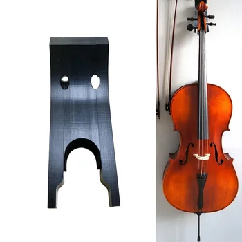 Противоскользящая подставка для виолончели, Устойчивое Основание держателя С защитным ковриком для деталей скрипки, защищает поверхность пола, Черный 18*7*6.9 см