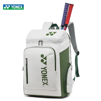 Профессиональная спортивная сумка YONEX для бадминтона и тенниса, 2-3 предмета, ракетка большой емкости с сумкой для обуви, высококачественная сумка для ракеток унисекс