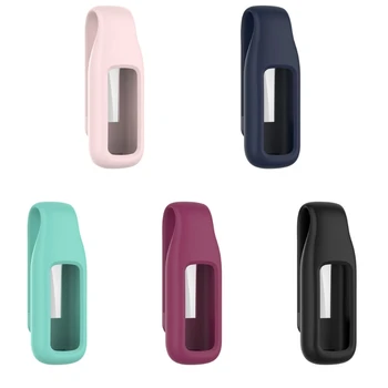Прочный металлический зажим, пряжка для ремня, крючок, держатель, силиконовый чехол для Fitbit-Luxe Dropship