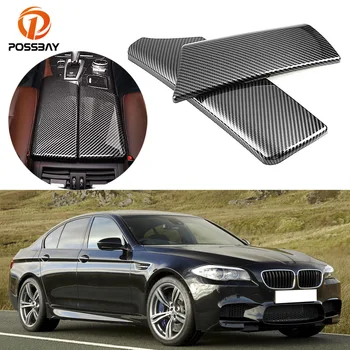 Салон автомобиля из углеродного волокна, Центральная консоль, коробка для уборки, подлокотник, защитные наклейки, накладка для BMW 5 серии F10 2011-2017
