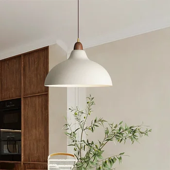 Скандинавские подвесные светильники Промышленные Подвесные светильники Внутреннее освещение для гостиной, столовой, кухонного декора, Черно-белый подвесной светильник