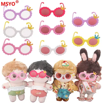 Солнцезащитные очки Mini Crown, Розовые солнцезащитные очки, Аксессуары для очков для 18-дюймовой американской куклы EXO, аксессуары для кукол, игрушки для девочек
