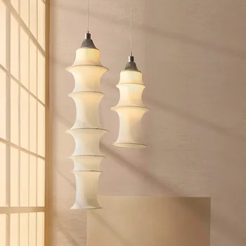 Столовая-шанделье, гостиная, обеденная настольная лампа, прикроватная лампа для спальни, украшение для гостевого дома, двухуровневый лестничный светильник, длинная люстра