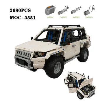 Строительный блок MOC-5551 Super Truck 2680 шт., детали для сборки моделей высокой сложности, игрушки для взрослых и детей, строительные блоки, подарки