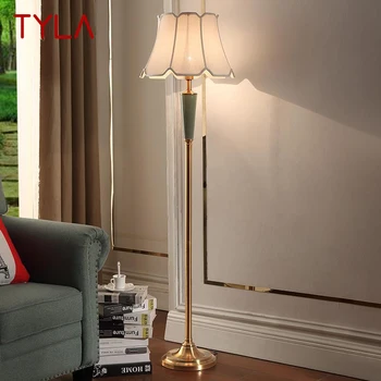 Торшеры из современной керамики TYLA, стоячие светодиодные настольные лампы Nordic Creative Fashion для домашнего декора гостиной спальни