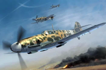 Трубач 1/32 02295 Messershumitt Bf109G-2/Trop