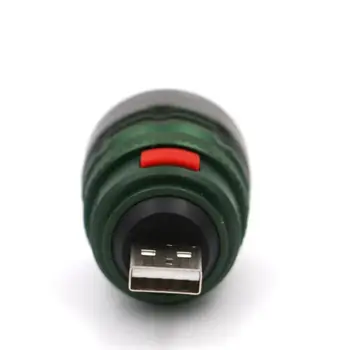 Ультра Яркий Портативный USB-фонарик mini zoomable 3 режима USB Flash light torch lanterna Power by USB interface power bank