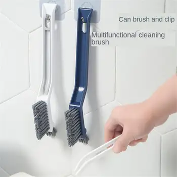 Универсальная щетка для чистки зазоров между плиткой и полом в ванной комнате 2-в-1 Щетка для чистки оконных пазов Удобные бытовые инструменты для чистки углов