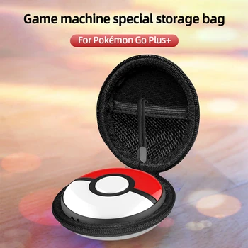 Чехол для хранения с защитой от ручного ремня Жесткий чехол на молнии Противоударный для Pokémon Go Plus + Crystal