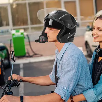 Электрические мотоциклетные шлемы Регулируемого размера Безопасные Мотоциклетные шлемы для взрослых с двойным козырьком Удобные для взрослых мужчин и женщин