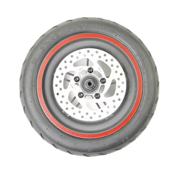 Электрический скутер 8,5-дюймовая надувная шина заднего колеса из алюминиевого сплава, ступица колеса 110 мм, комплект тормозных дисков для M365/1S